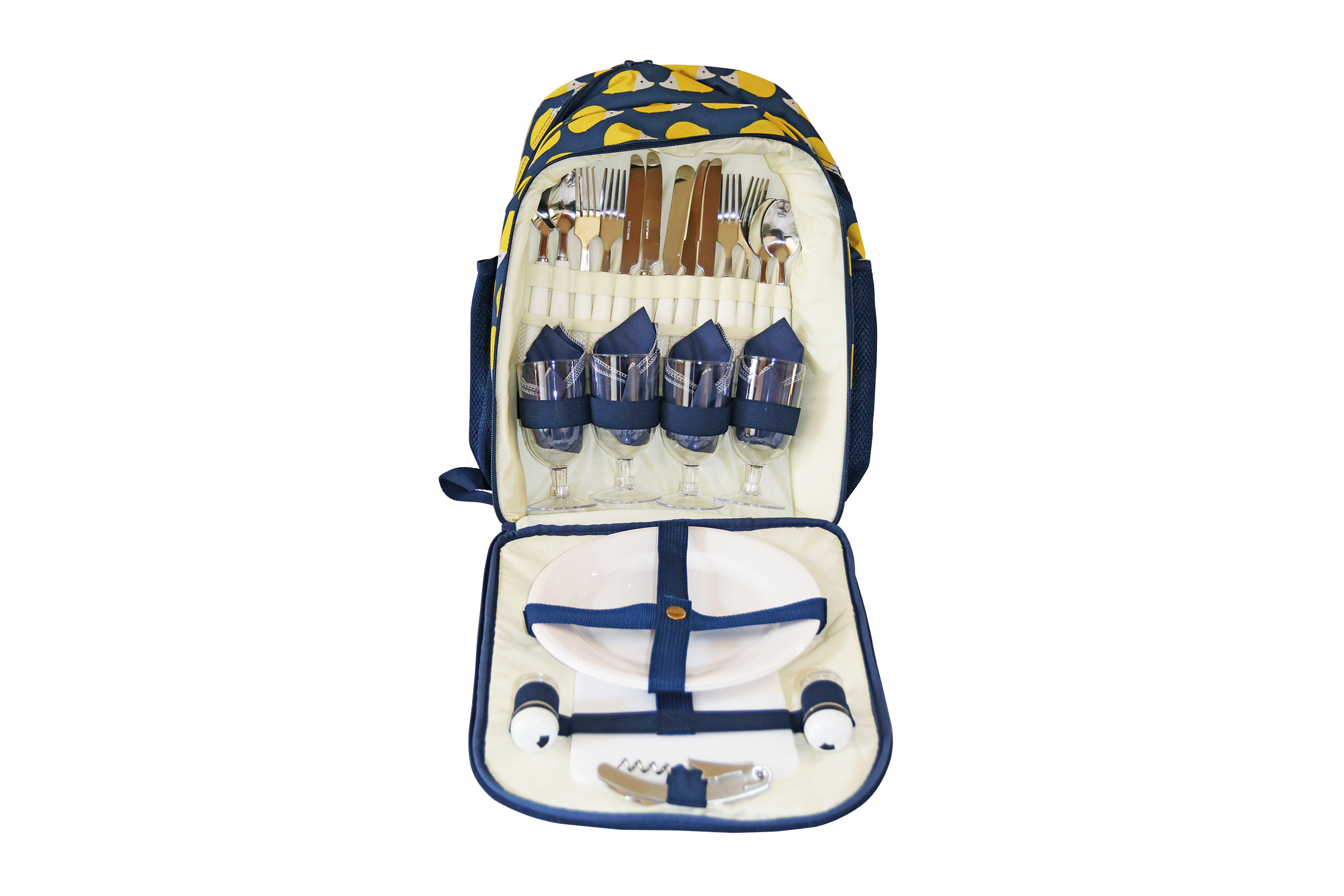 Best picnic backpacks - Anorak Kissing Hedgehogs Picnic Rucksack