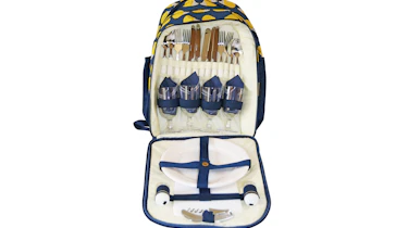 Best picnic backpacks - Anorak Kissing Hedgehogs Picnic Rucksack