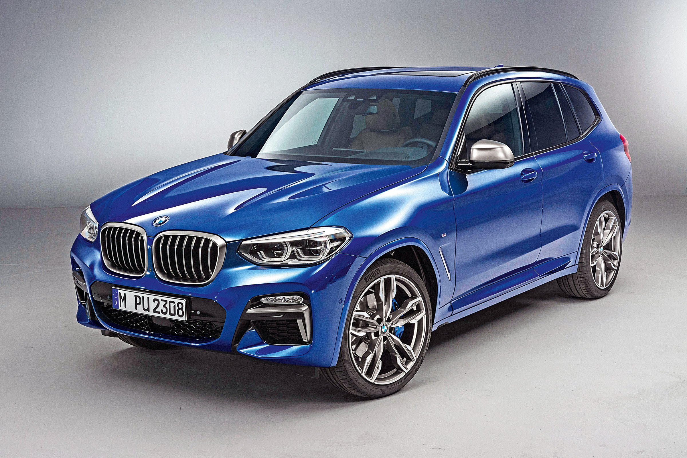 New BMW X3 - front