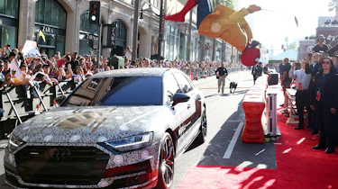 New Audi A8 spiderman premier