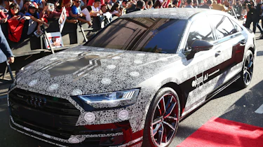 New Audi A8 spiderman premier