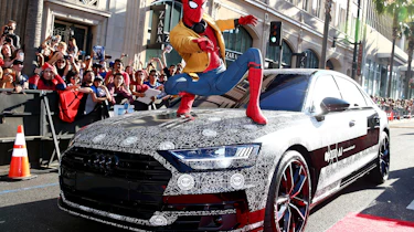 New Audi A8 spiderman premier