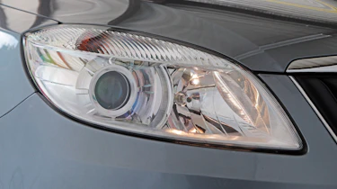 Used Skoda Fabia - front headlight