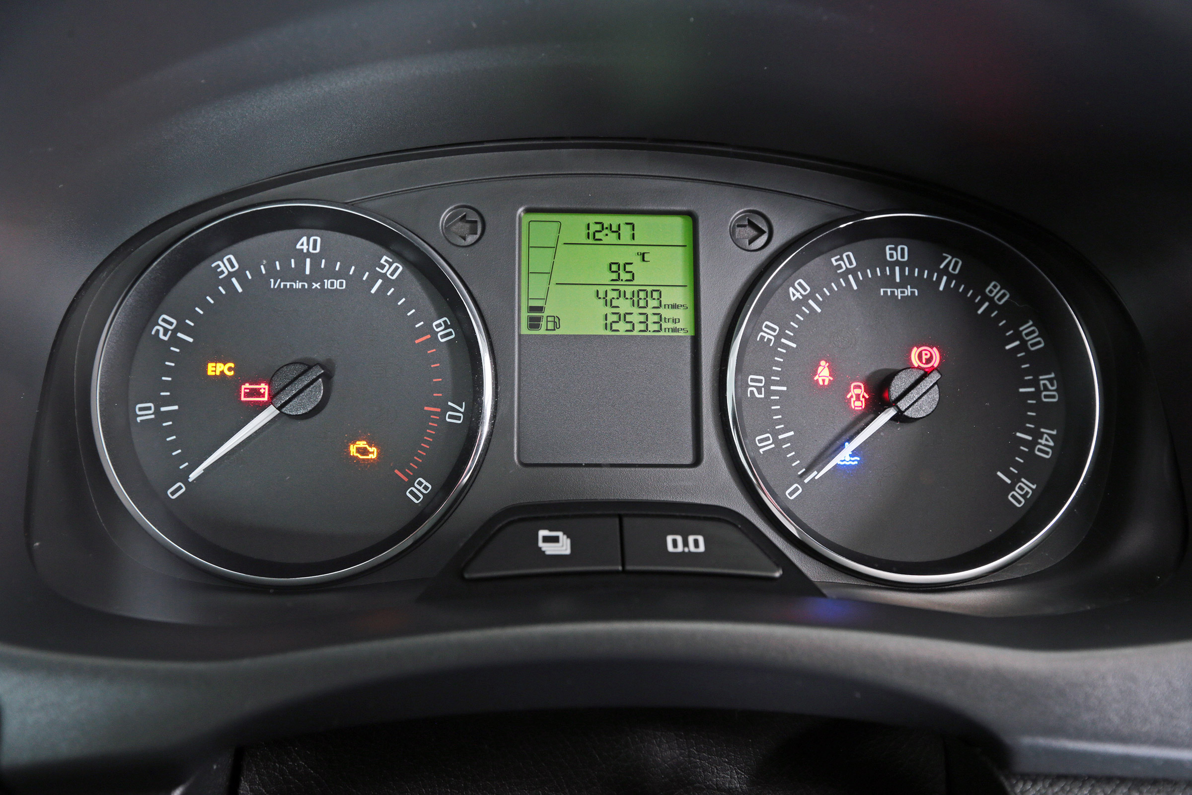 Used Skoda Fabia - dials