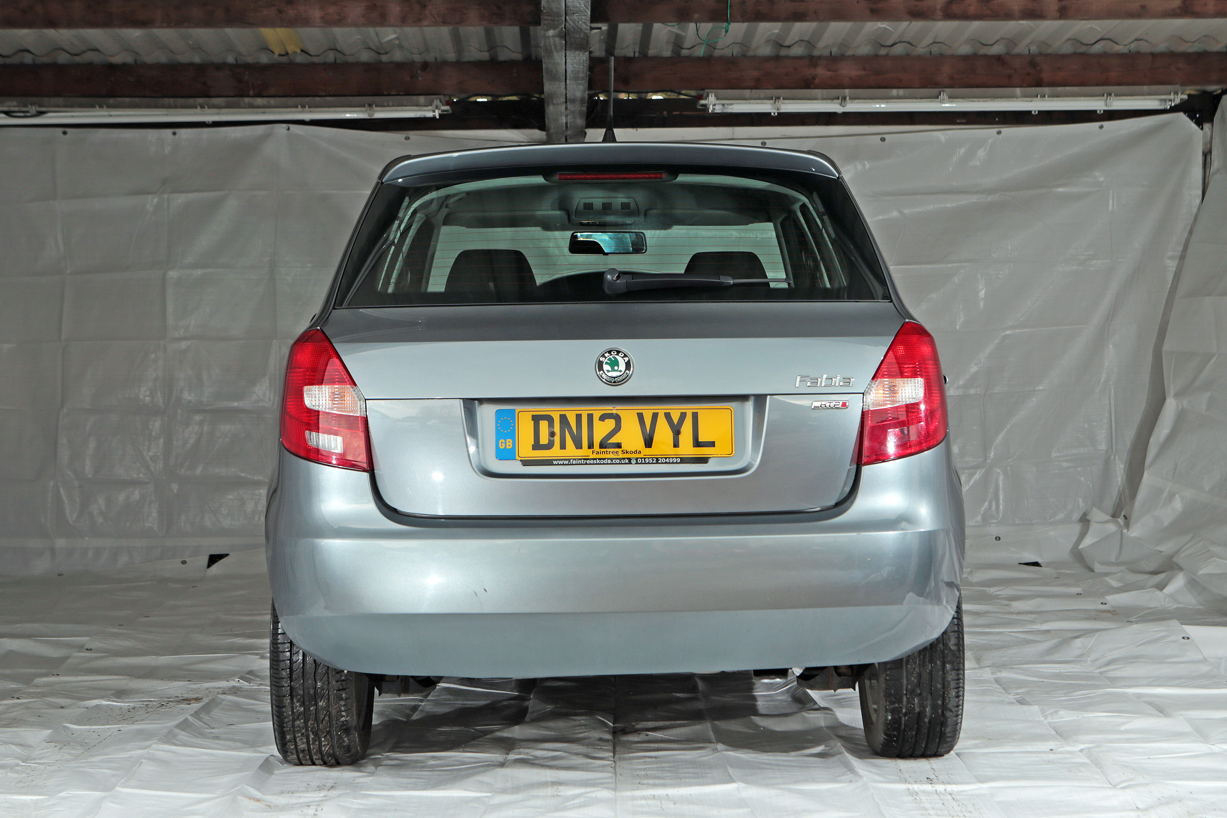 Used Skoda Fabia - full rear