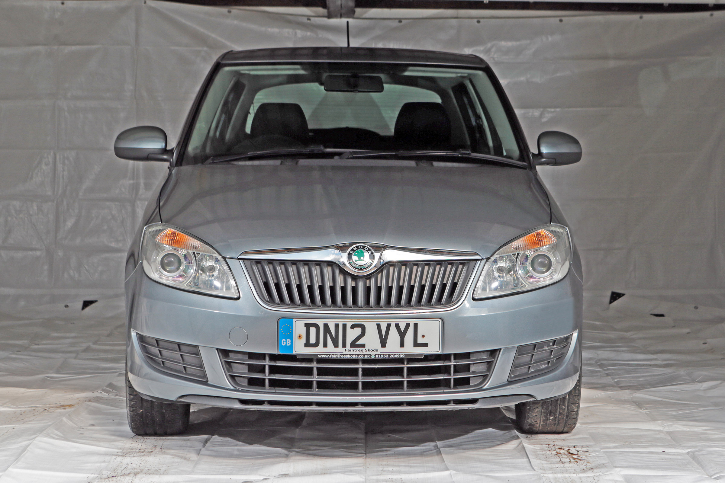 Used Skoda Fabia - full front