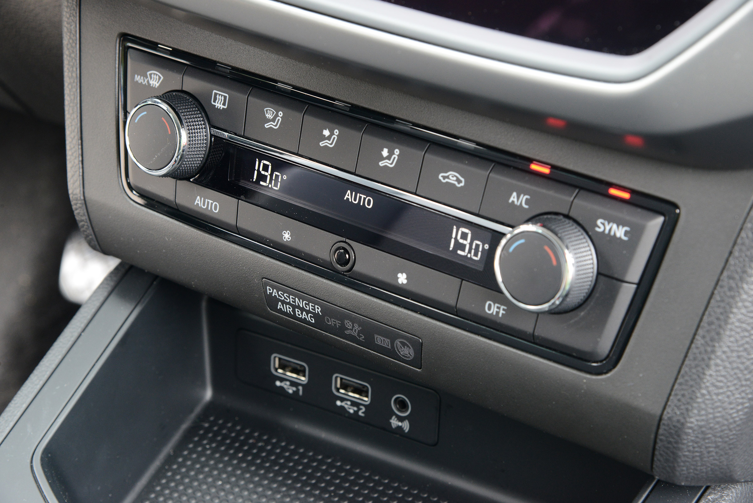 New SEAT Ibiza - centre console