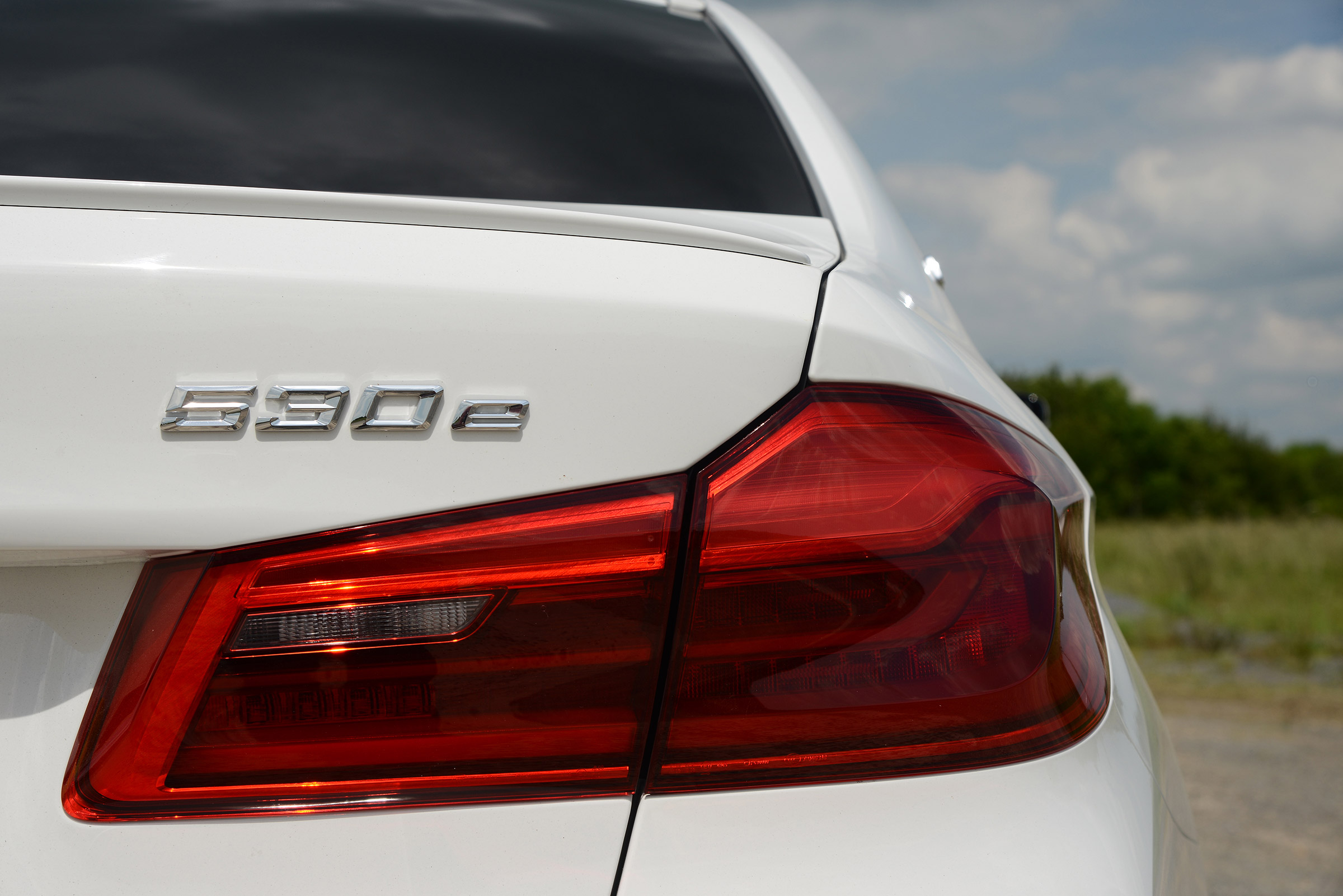 BMW 530e - rear badge