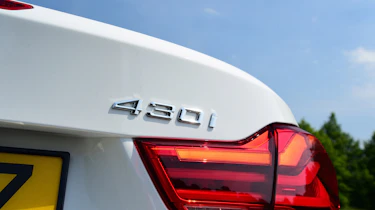 BMW 430i Convertible - 430i badge
