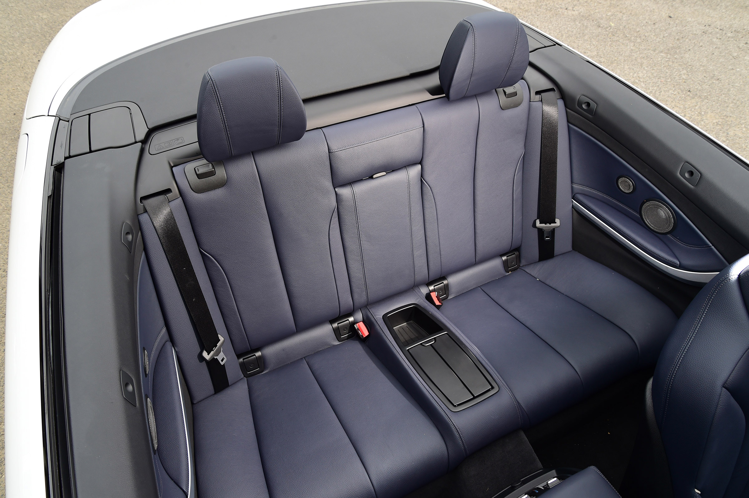 BMW 430i Convertible - rear seats