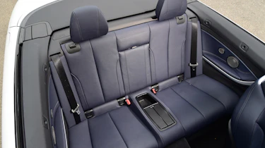 BMW 430i Convertible - rear seats