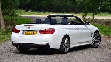 BMW 430i Convertible - rear roof open