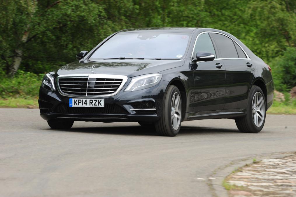 Mercedes S-Class - front cornering