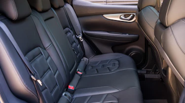 New Nissan Qashqai 2017 rear seats