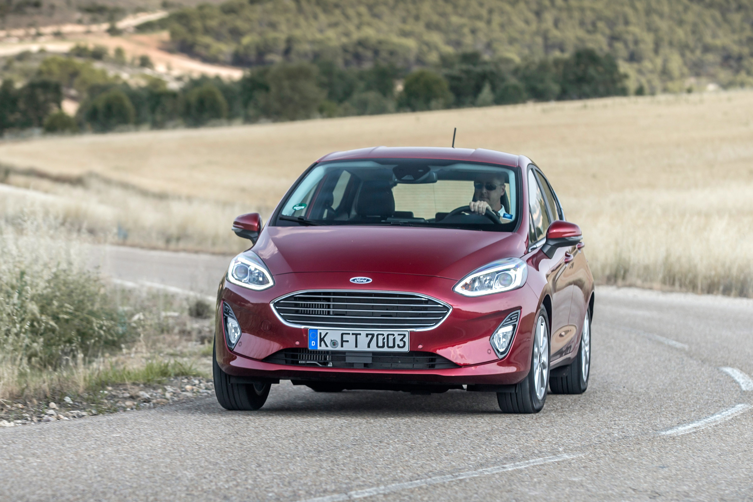 Ford Fiesta Titanium 2017 cornering