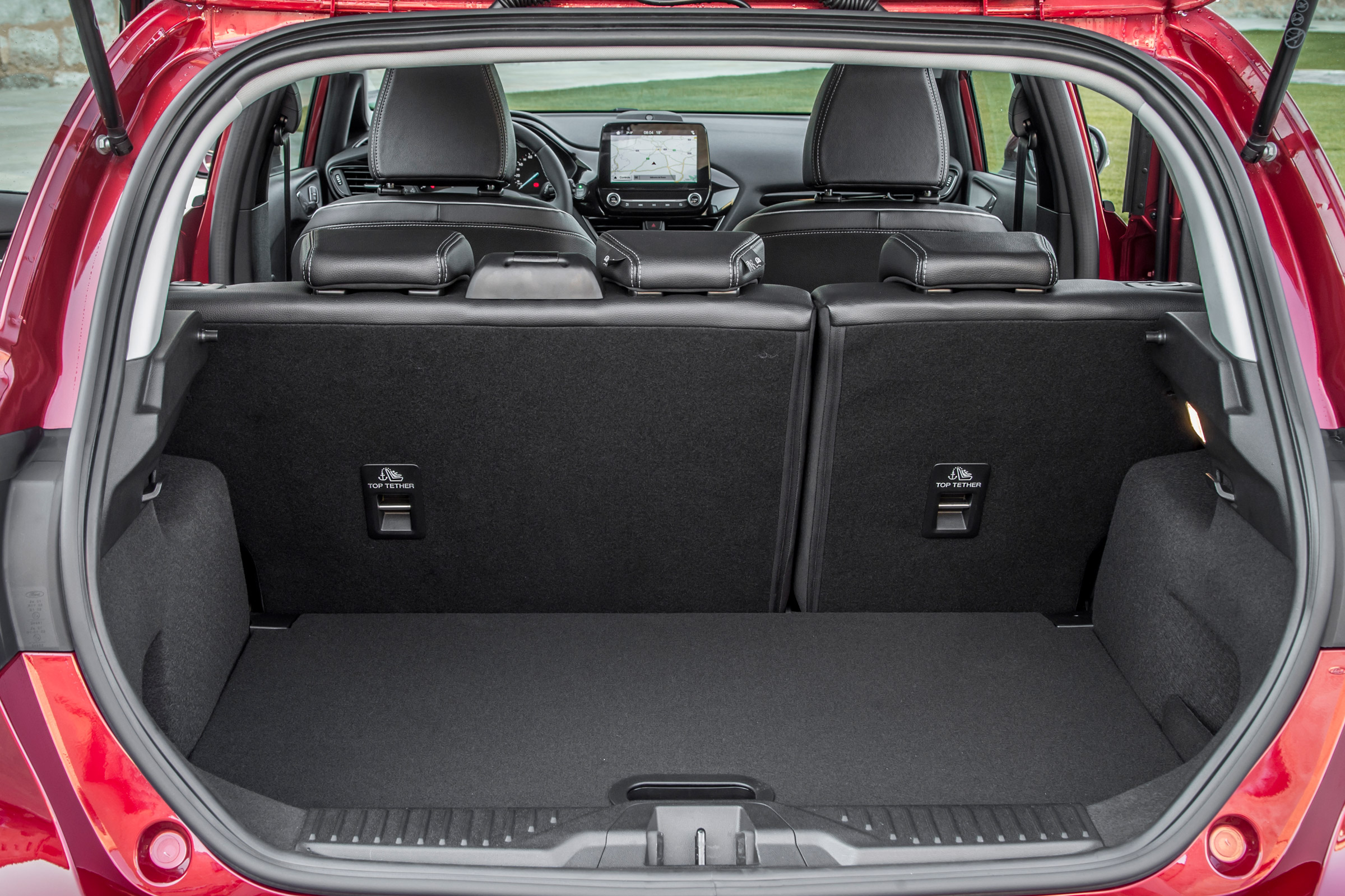 Ford Fiesta Titanium 2017 boot seats up