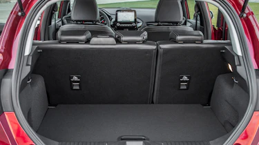 Ford Fiesta Titanium 2017 boot seats up