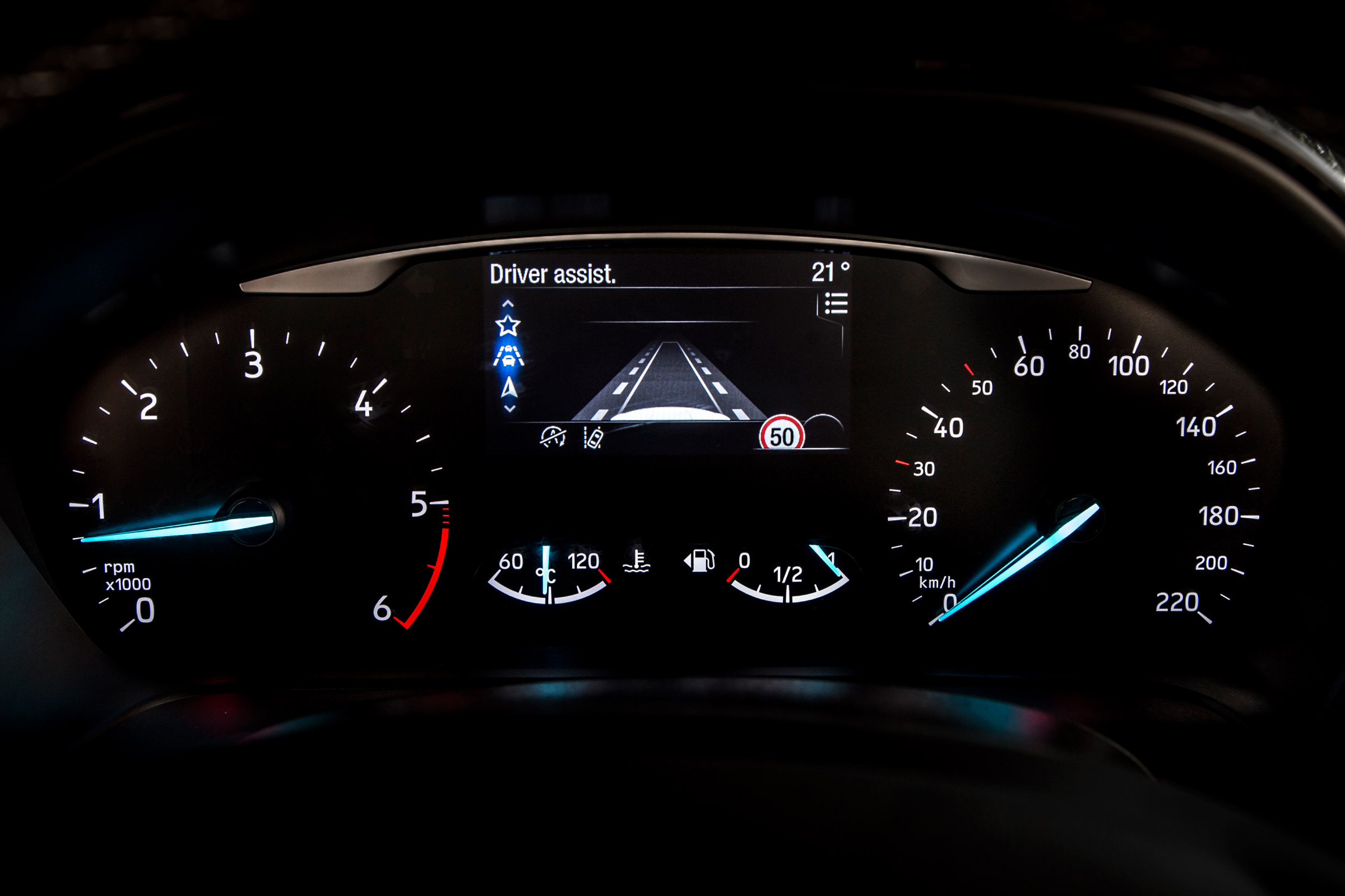 Ford Fiesta Titanium 2017 instruments