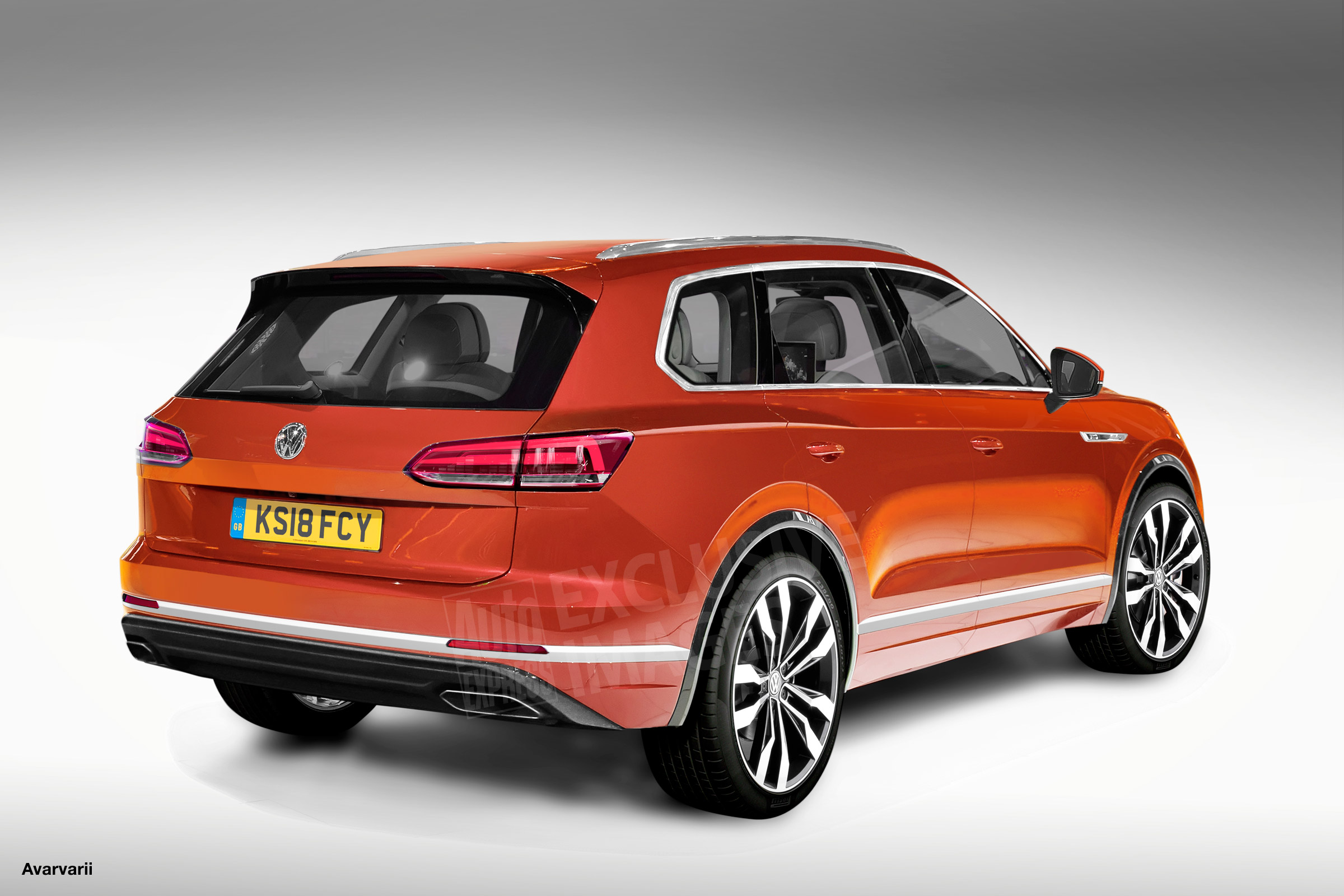 New VW Touareg 2018 exclusive pics rear