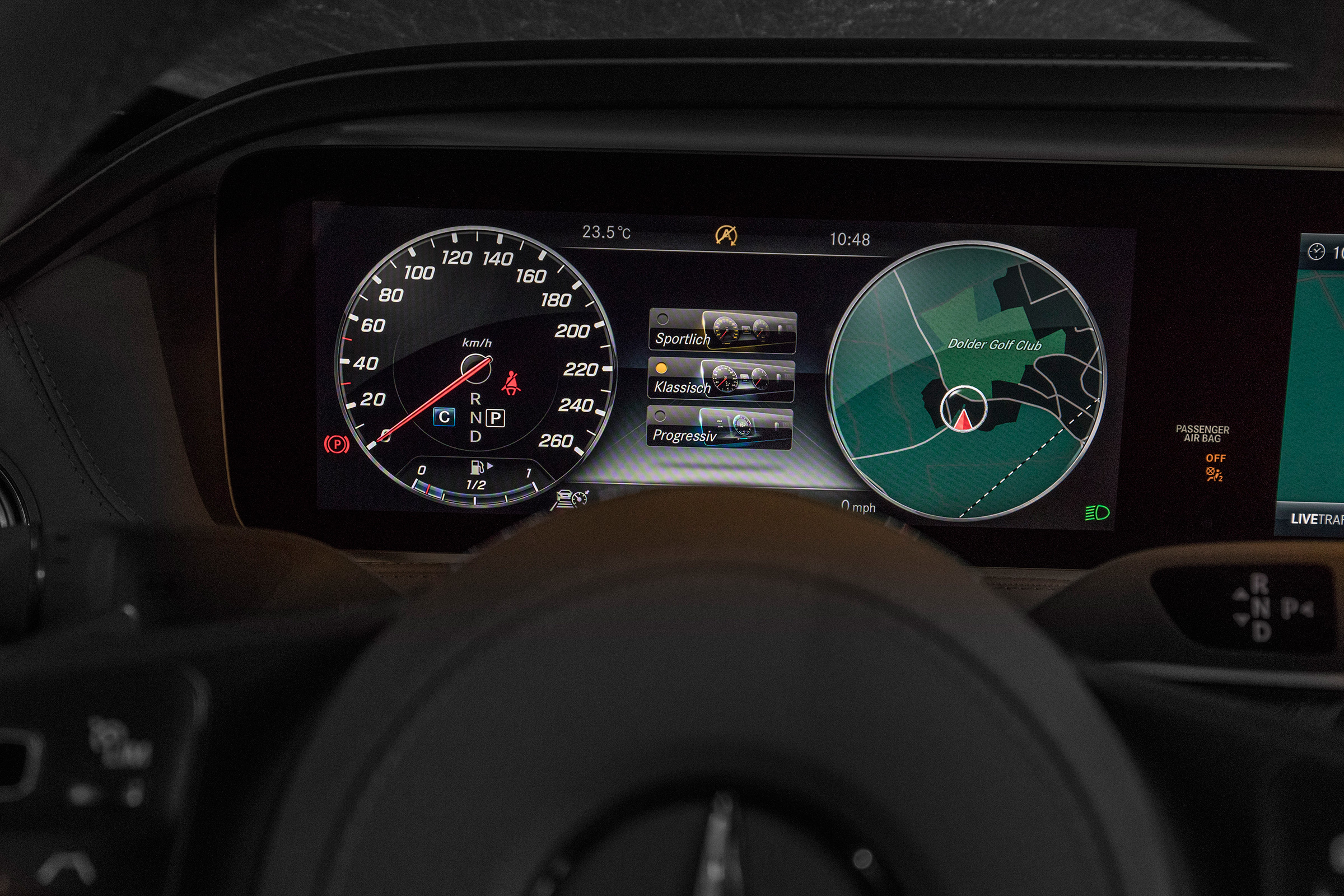 Mercedes S-Class - speedo