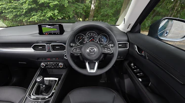 Mazda CX-5 vs Skoda Kodiaq vs VW Tiguan - Mazda CX-5 steering wheel