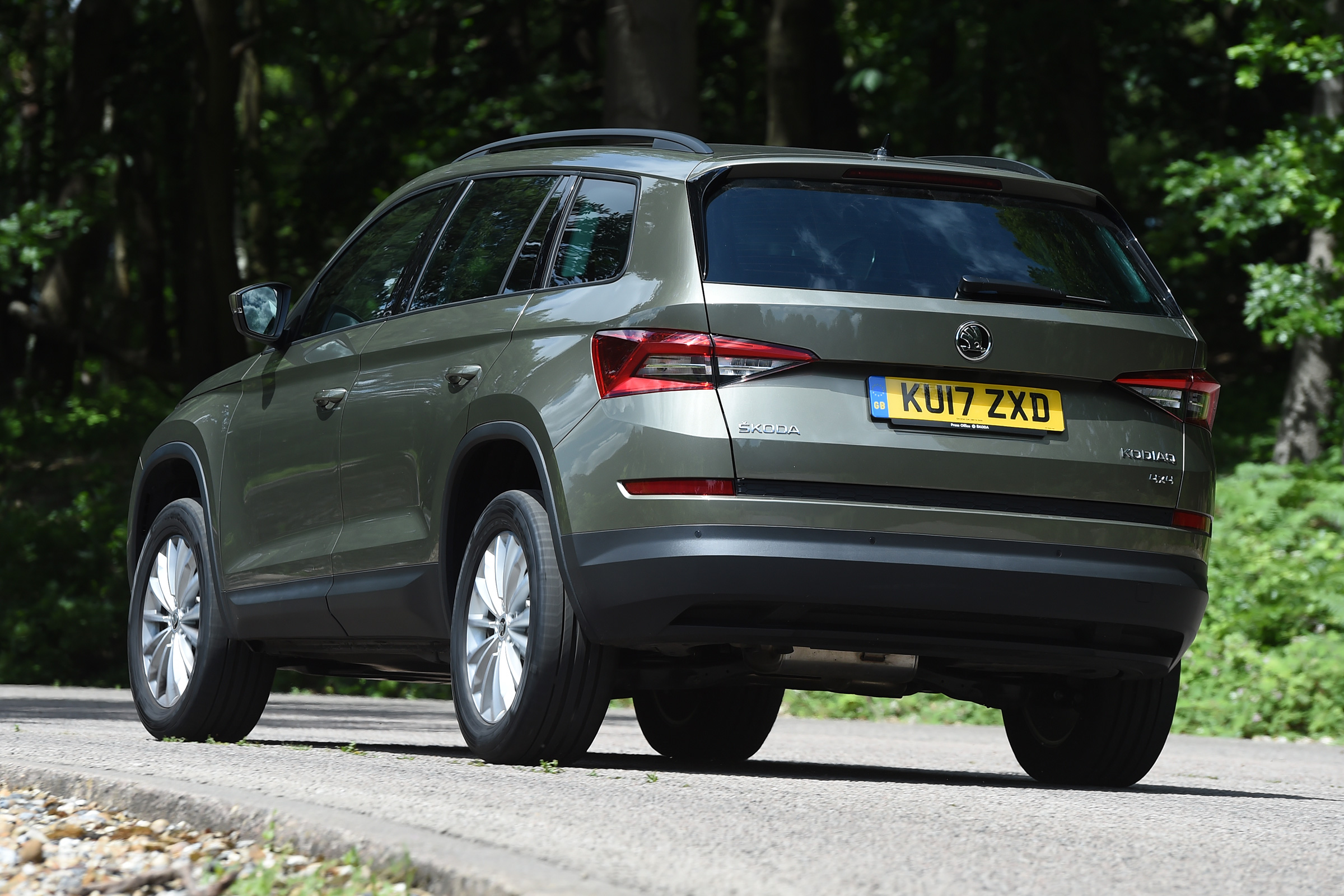 Mazda CX-5 vs Skoda Kodiaq vs VW Tiguan - Skoda Kodiaq rear
