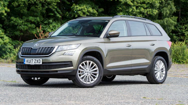 Mazda CX-5 vs Skoda Kodiaq vs VW Tiguan - Skoda Kodiaq front