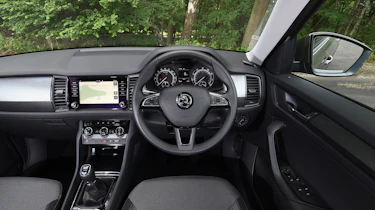 Mazda CX-5 vs Skoda Kodiaq vs VW Tiguan - Skoda Kodiaq steering wheel