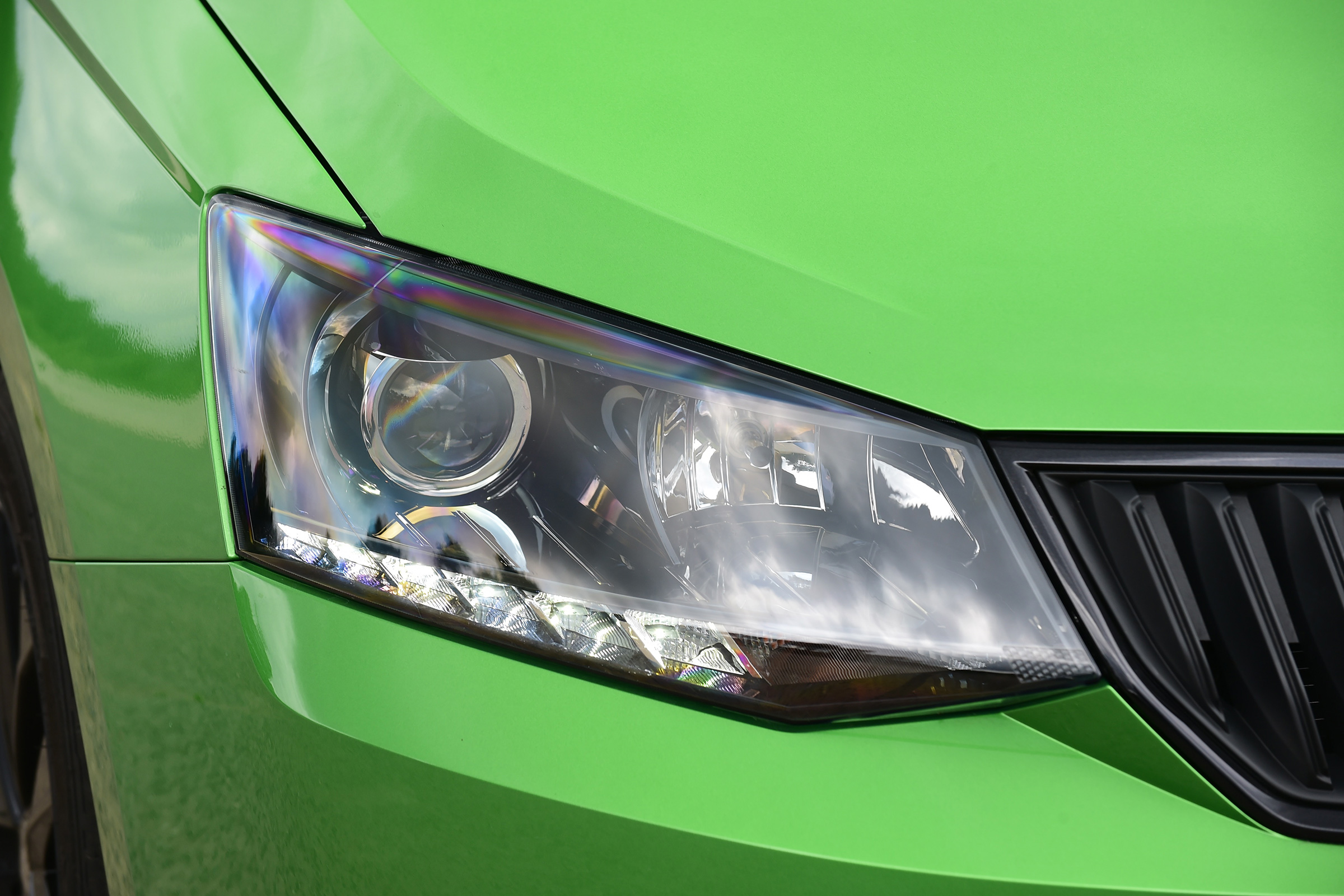 Skoda Fabia - headlight
