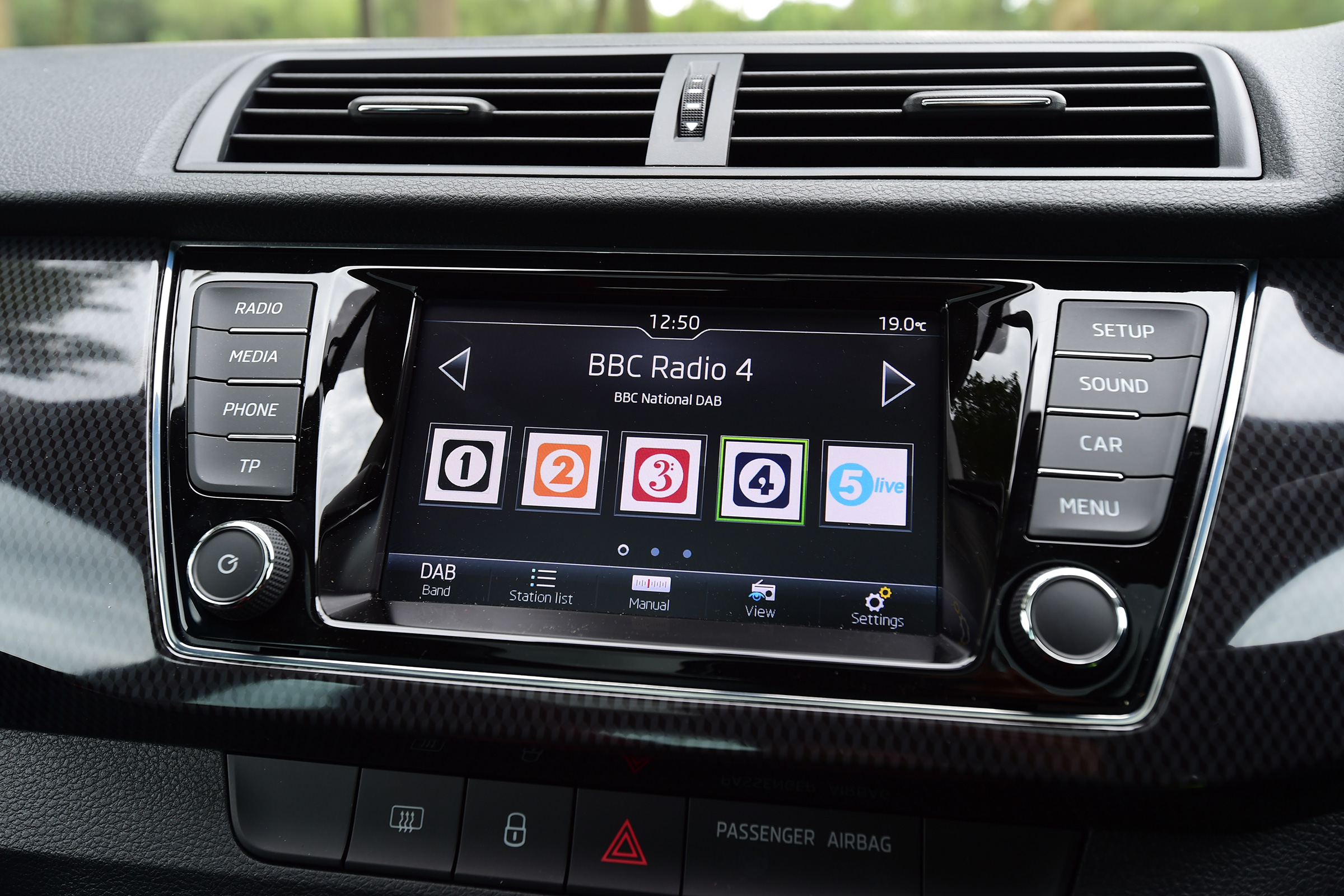 Skoda Fabia - screen