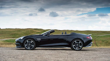 Aston Martin Vanquish S Volante - top down