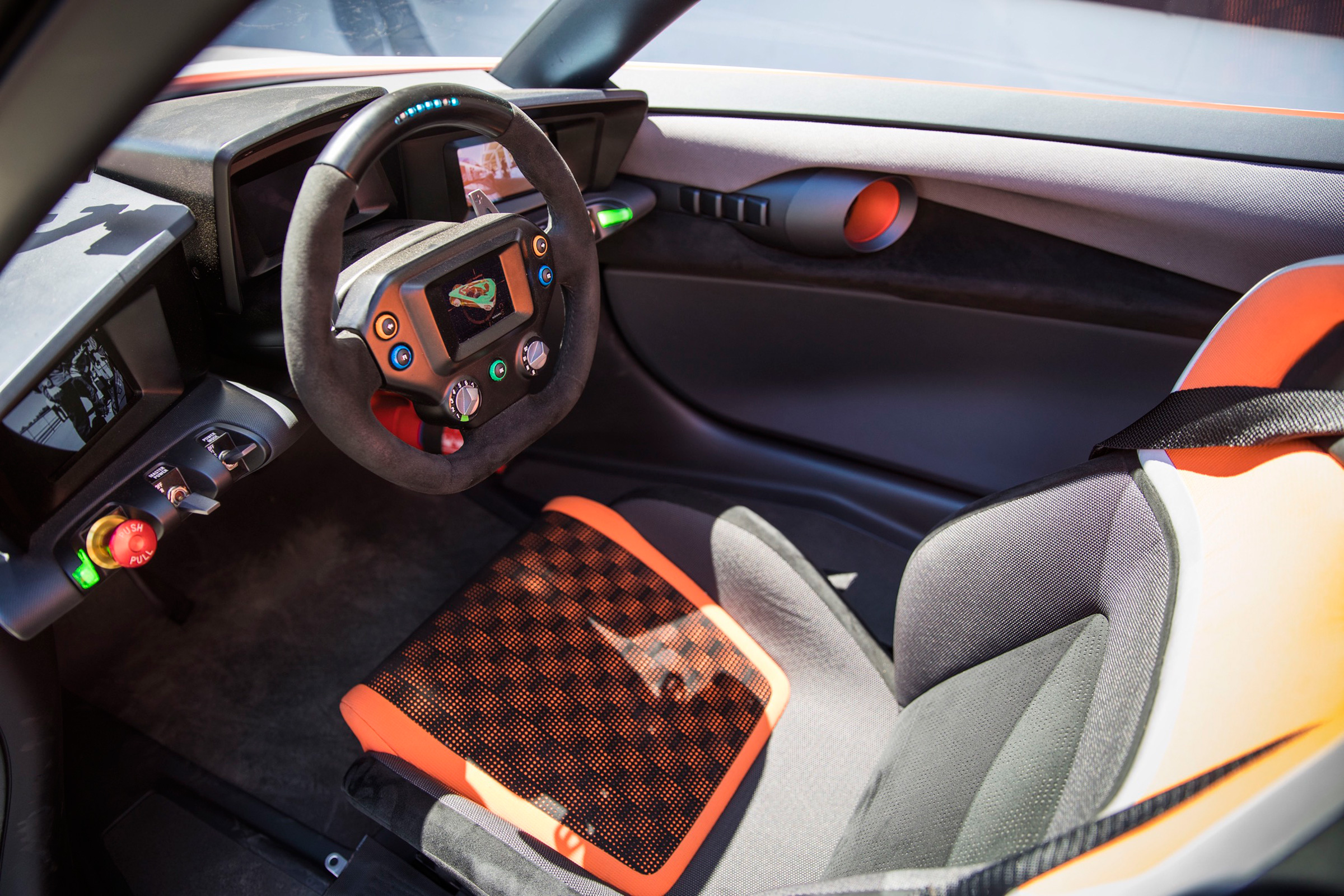 Nissan BladeGlider review - front seat