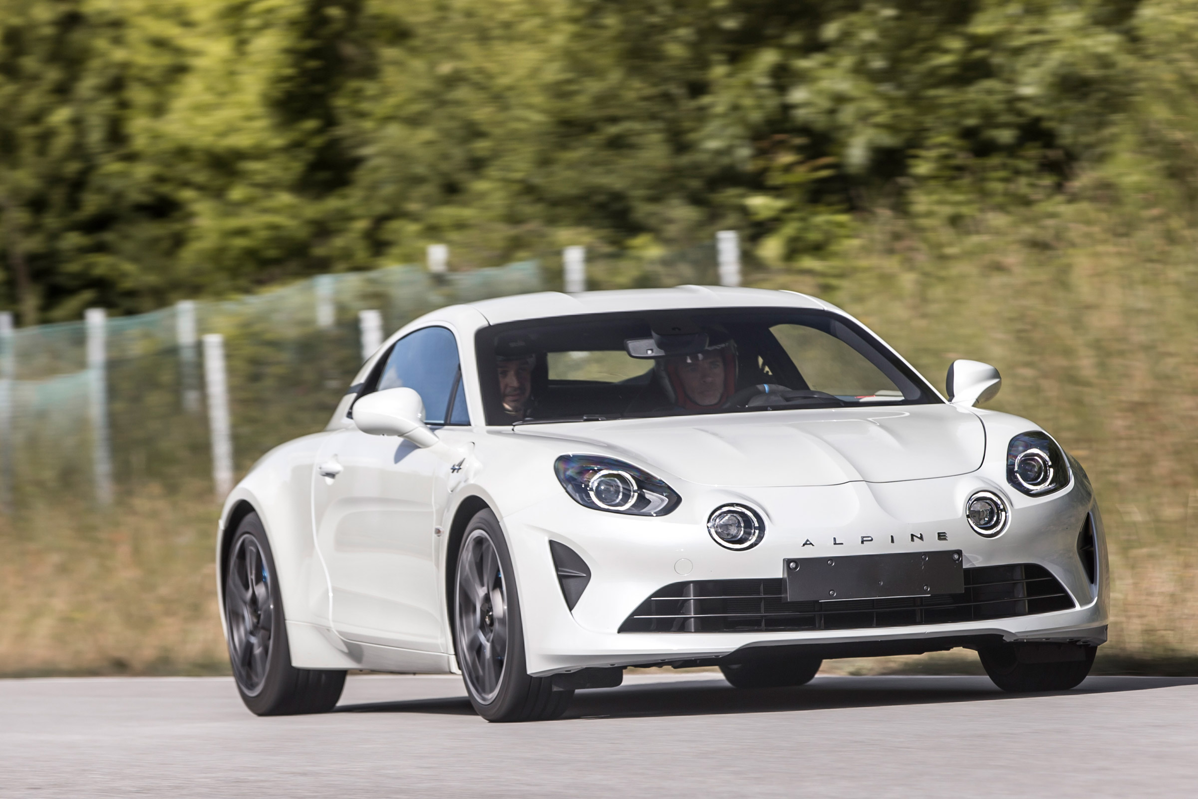 Alpine A110 ride review - front