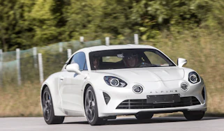 Alpine A110 ride review - front
