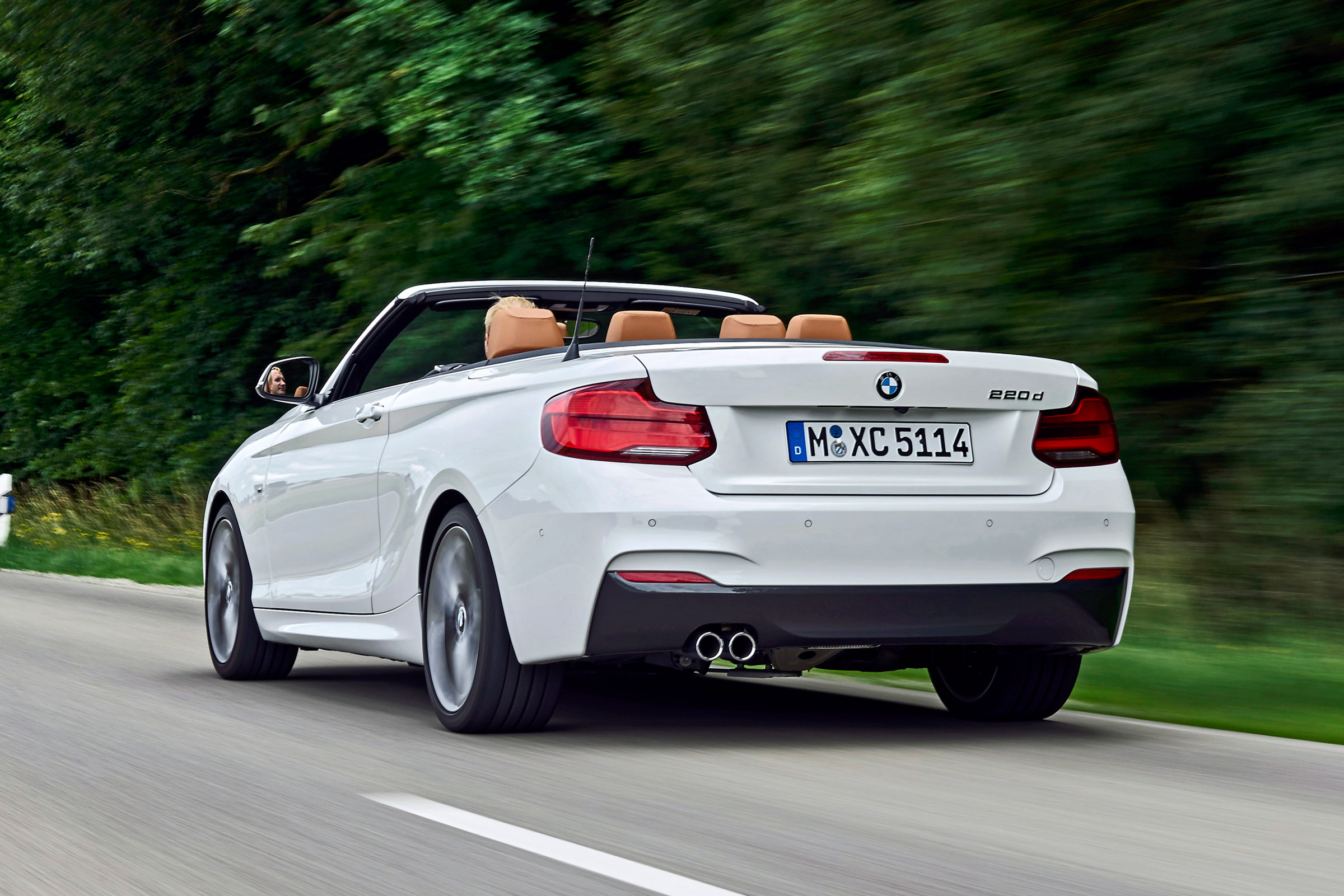 BMW 220d Convertible - rear