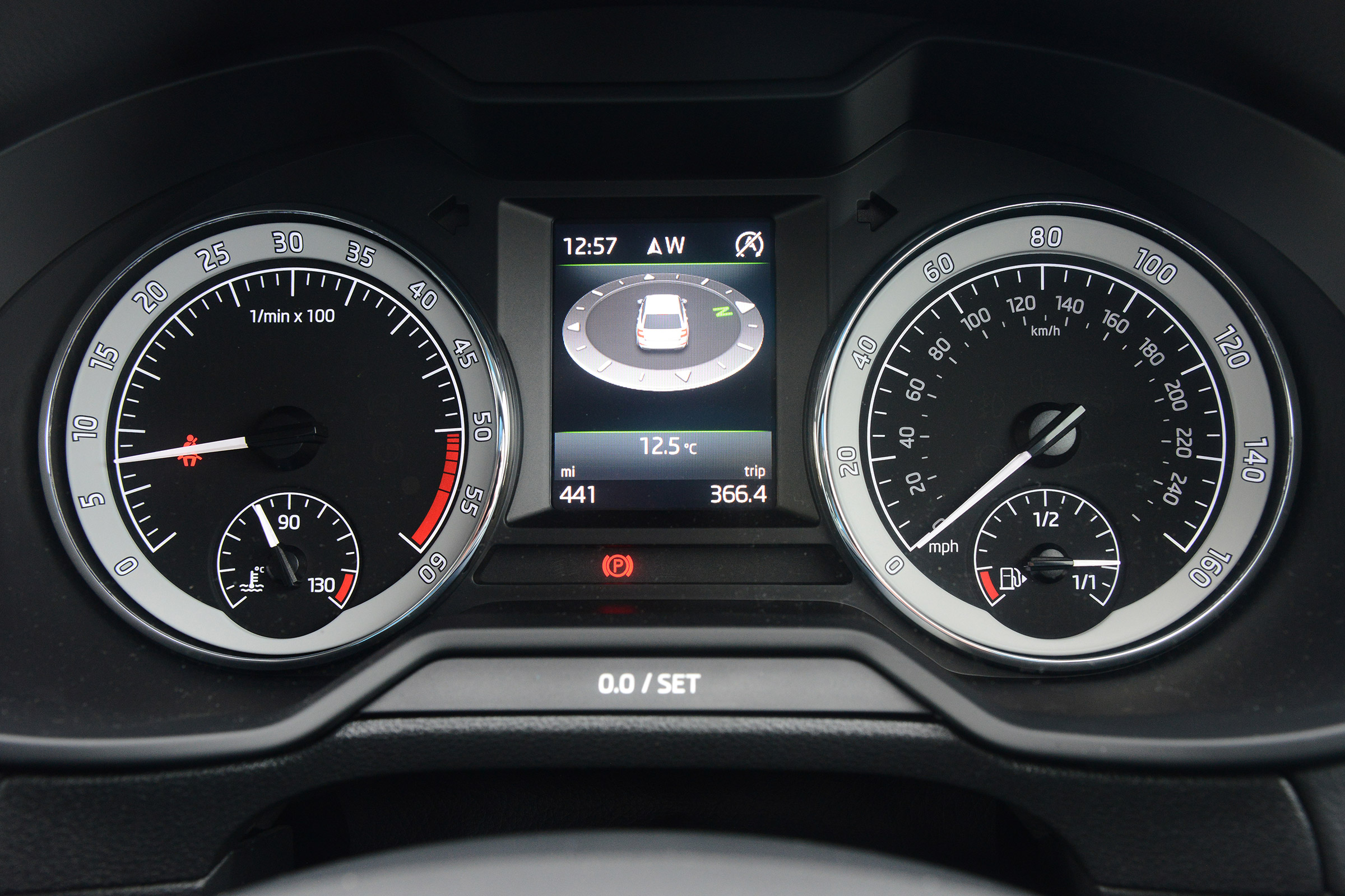 Skoda Octavia Scout - dials
