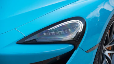 McLaren 570S Spider headlight detail
