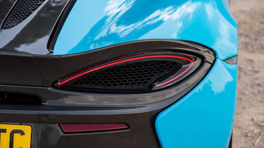 McLaren 570S Spider taillight detail