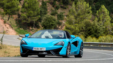 McLaren 570S Spider front cornering