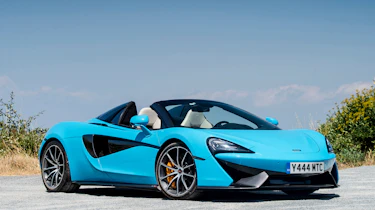 McLaren 570S spider front quarter static