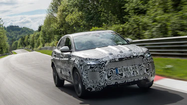 Jaguar E-Pace official spy shot nurburgring