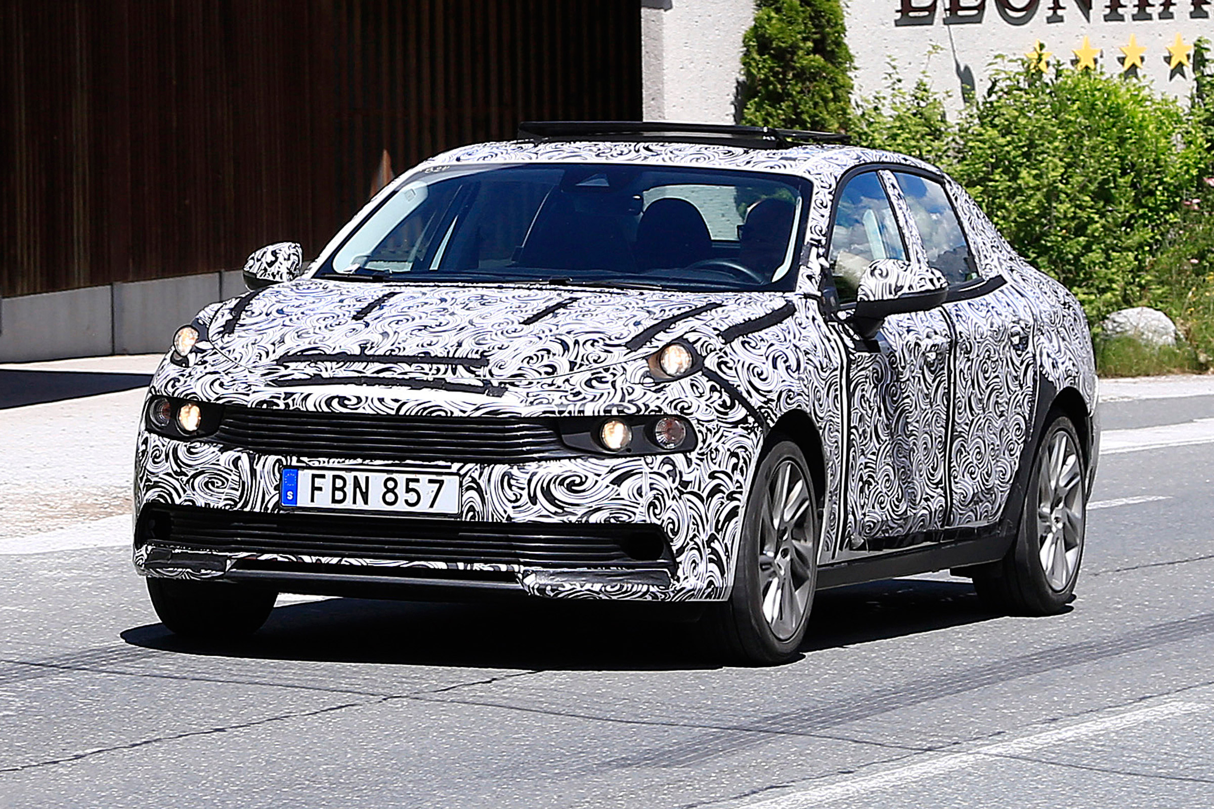 Lynk &amp; Co 03 spy shots front quarter