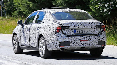 Lynk & Co 03 spy shots rear quarter