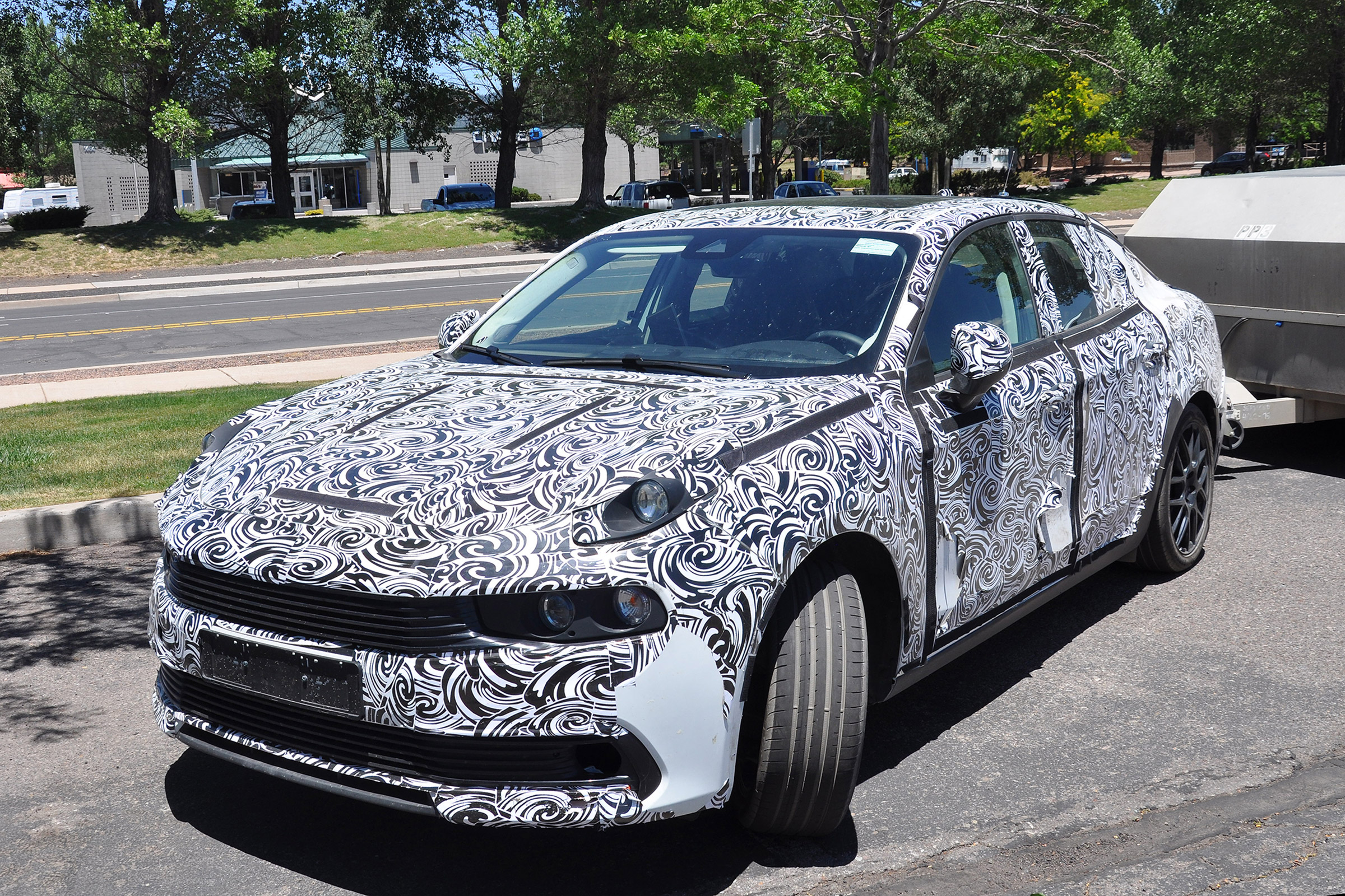 Lynk &amp; Co 03 spy shots front quarter