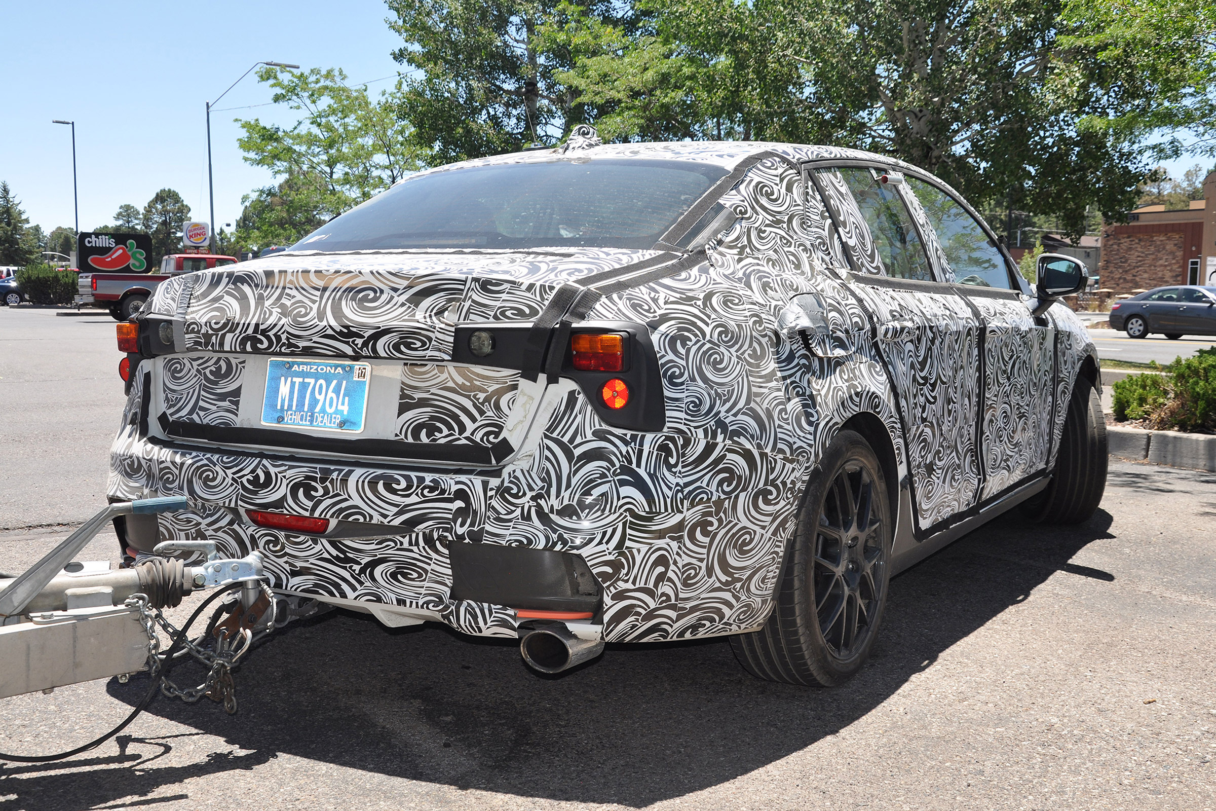 Lynk &amp; Co 03 spy shots rear quarter