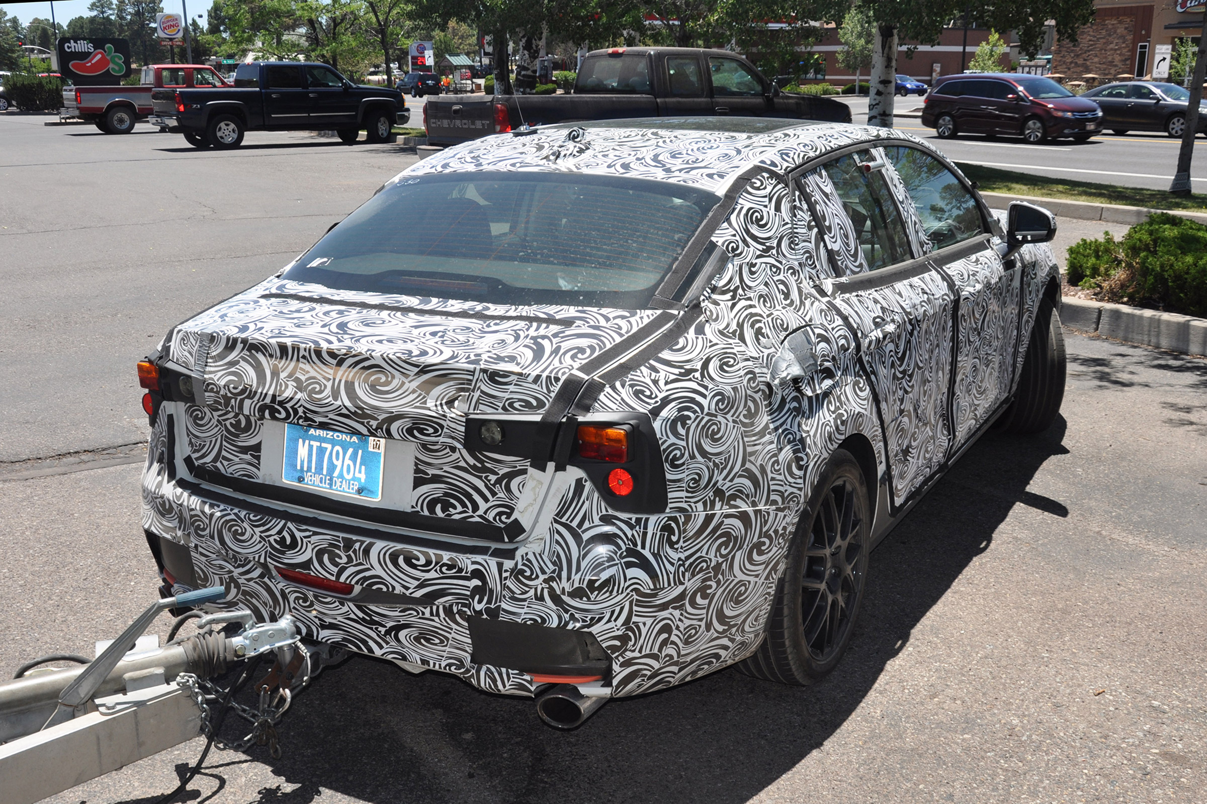 Lynk &amp; Co 03 spy shots rear quarter