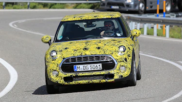 Mini Cooper hatch five-door spied