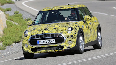 Mini Cooper hatch five-door spied