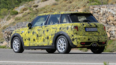 Mini Cooper hatch five-door spied