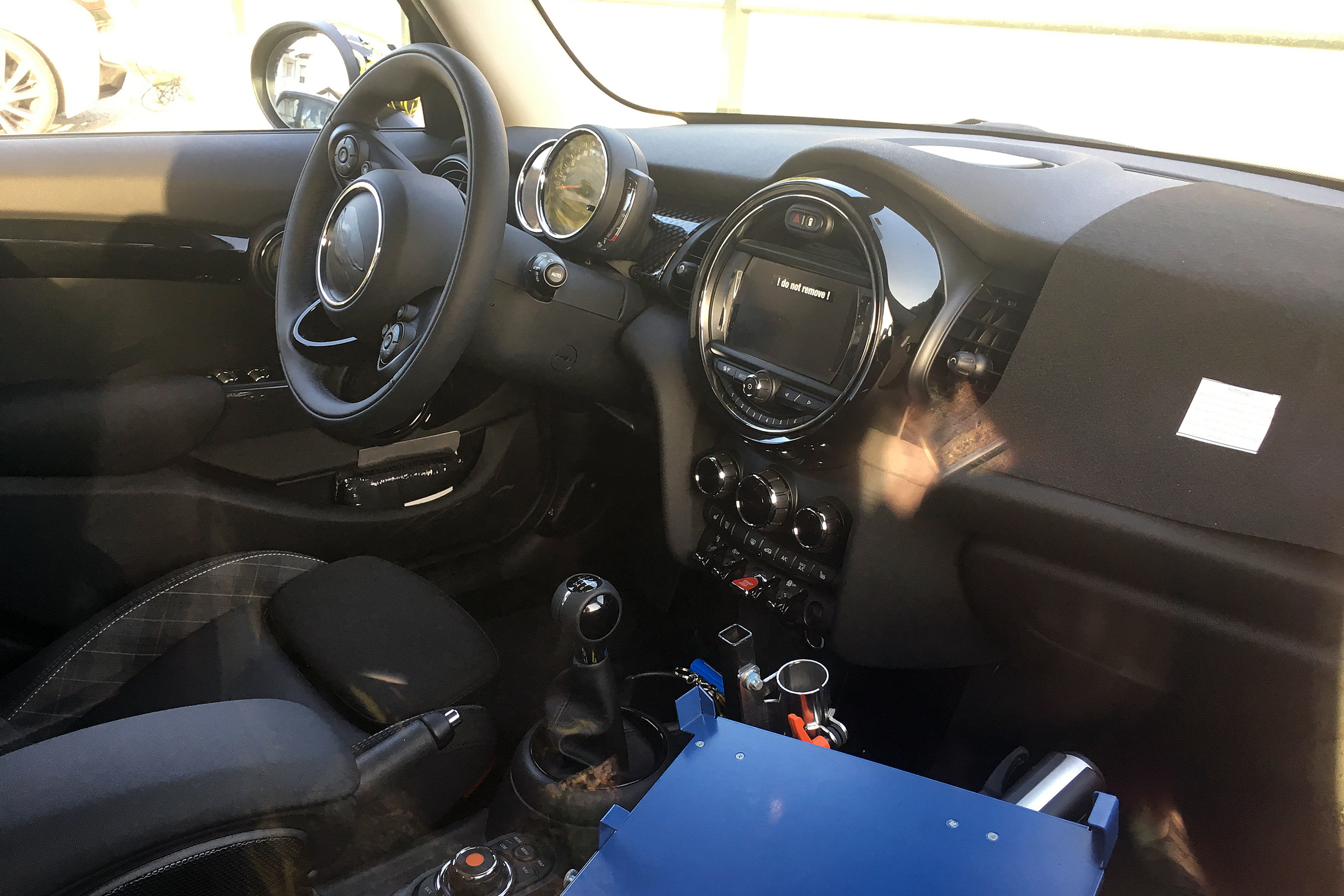 Mini Cooper hatch five-door spied